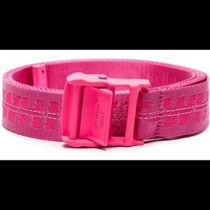 OFF-WHITE industrial belt (SS19) Fuchsia